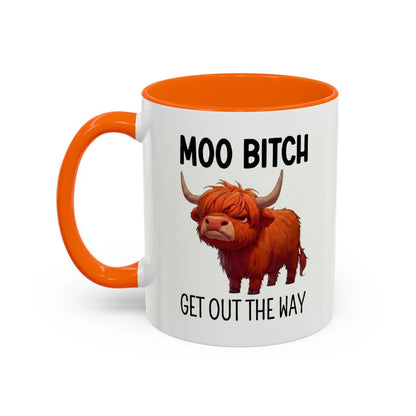 💥LAST DAY SALE 60% OFF⏰Moo Bitch Get Out The Way Highland Cow Mug