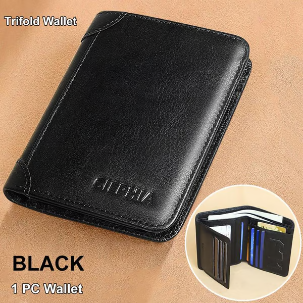 💖Genuine Leather RFID Wallet for Men🌹 Vintage Multi-Function ID & Card Holder(🔥Buy 2 Get EXTRA  10％ OFF)