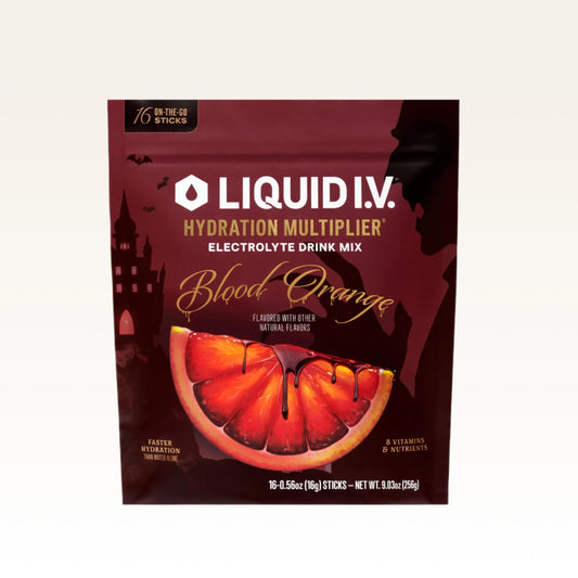 Limited Edition Blood Orange Hydration Multiplier | Hydration Powder Packets | Electrolyte Powder Drink Mix | Convenient Single-Serving Sticks | 8 Vitamins & Nutrients | 1 Pack (16 Servings)