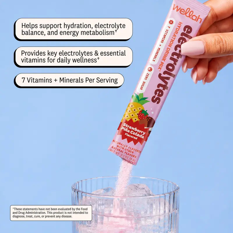 Electrolytes Sample Pack + Shaker Bottle | Hydration | Made With Coconut Water | Zero Sugar