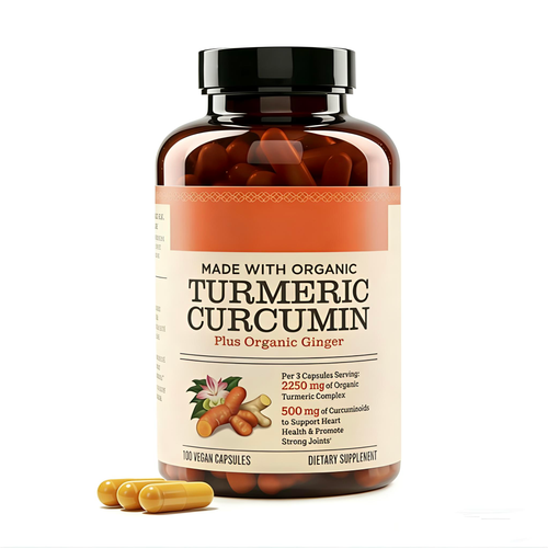 Extra Strength Turmeric Curcumin 2250mg- 500mg Curcuminoids for Immune Support - Vegan, Non-GMO