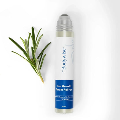 Bodywise Herbal Complex Hair Growth Serum Roll-On – Advanced Formula for Hair Thinning, 25ml