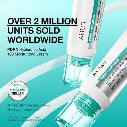Anua PDRN Hyaluronic Acid 100 Moisturizing Cream