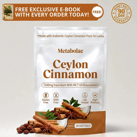 Ceylon Cinnamon 7200mg Equivalent with MCT Oil