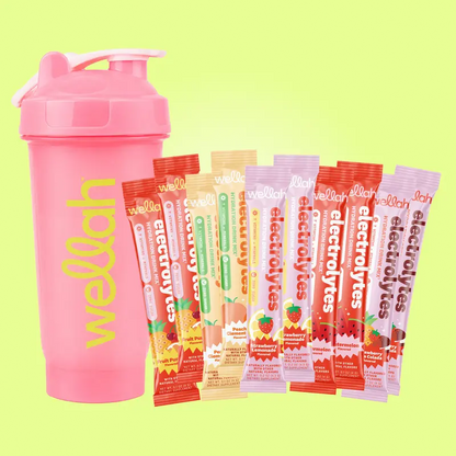 Electrolytes Sample Pack + Shaker Bottle | Hydration | Made With Coconut Water | Zero Sugar