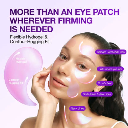 [Anua] Retinol Berry Revitalizing Eye Patch for Wrinkle and Dark Circles(60ea), 8Hour Plumping Effect in 10 Minutes, Fuller Looking & Lifted Skin, Hyal-Plumping Effect, Brightens Undereye by Antioxidant Berry Extracts, Relieves Puffiness with Caffeine