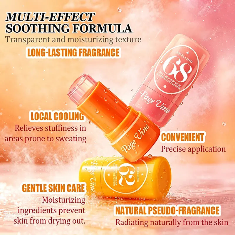 3-Piece Jelly Perfume Balm Set, Portable Solid Body Fragrance Stick for Women, 3 Signature Scents, Smooth Non-Sticky Balm Texture, Travel-Friendly Scented Balm.#backtoschool