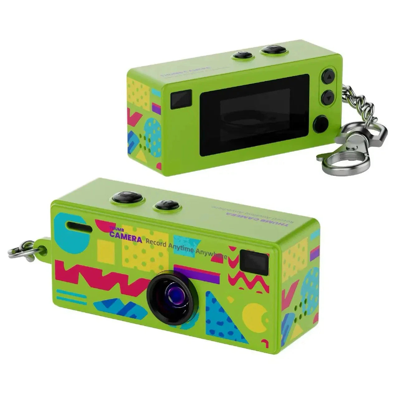 Magecam Digital Camera 0.96 Inch Keychain Camera Retro Support Memory Card 1080P