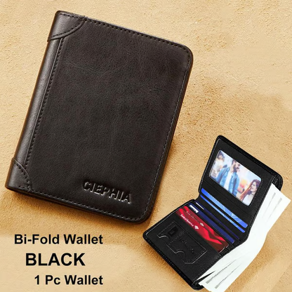 💖Genuine Leather RFID Wallet for Men🌹 Vintage Multi-Function ID & Card Holder(🔥Buy 2 Get EXTRA  10％ OFF)