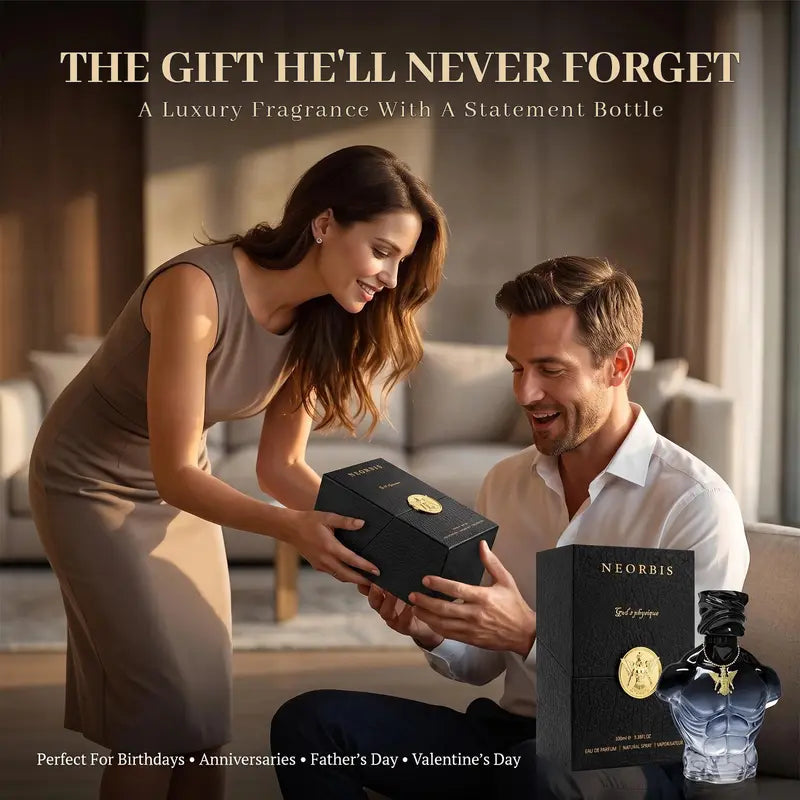 NEORBIS Eau De Parfum for Men 100ml – Fresh Tropical Fruit & Masculine Woody Notes Long Lasting Fragrance Gift perfume para hombres Aroma Perfume