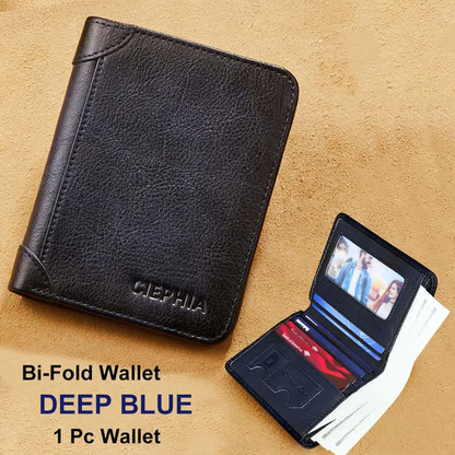 💖Genuine Leather RFID Wallet for Men🌹 Vintage Multi-Function ID & Card Holder(🔥Buy 2 Get EXTRA  10％ OFF)