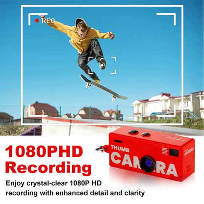 Magecam Digital Camera 0.96 Inch Keychain Camera Retro Support Memory Card 1080P