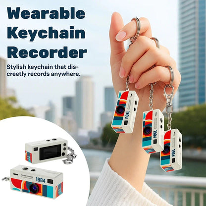 Magecam Digital Camera 0.96 Inch Keychain Camera Retro Support Memory Card 1080P