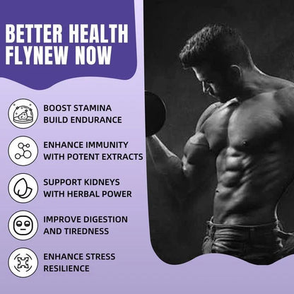 Flynew Shilajit Ultra Optimal Potency, Energy and Immune Support 60 Count