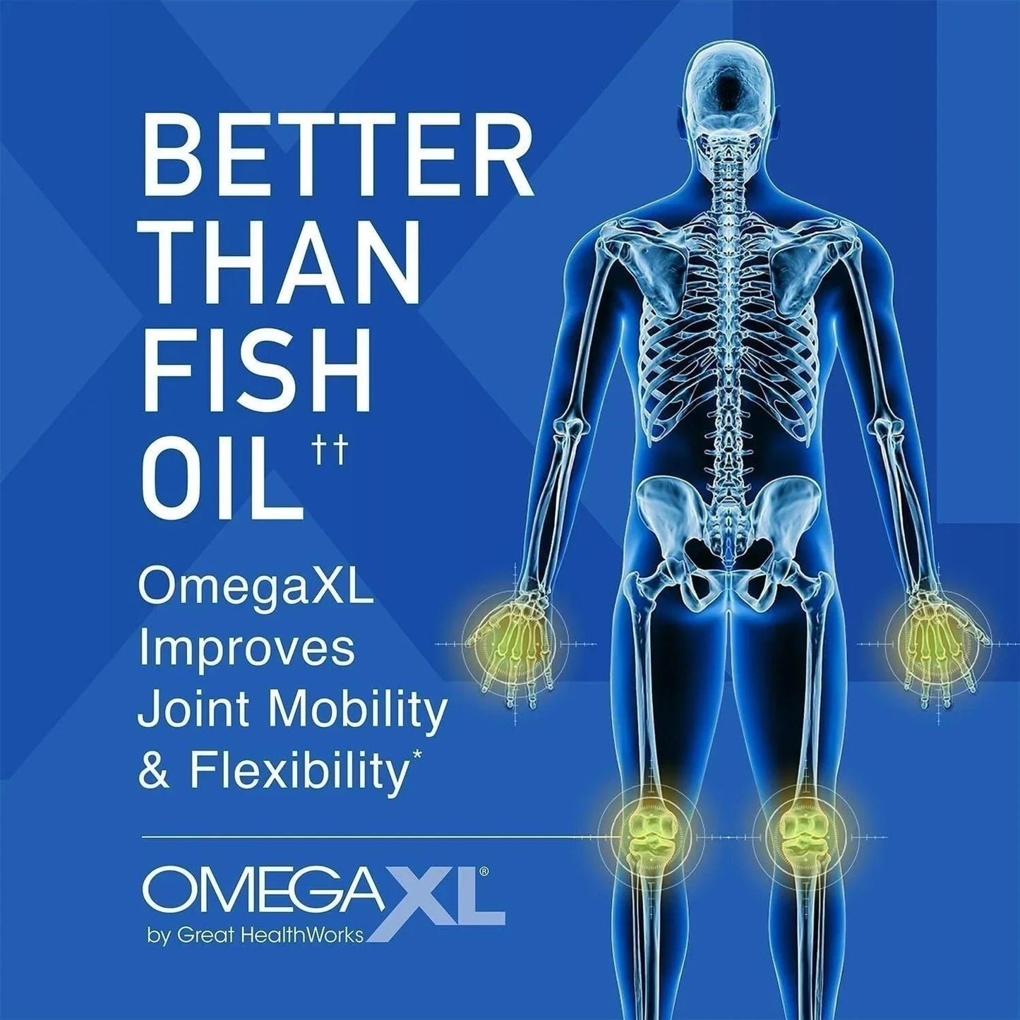 3pk Omega XL 120 Capsules Green Lipped Mussel Omega-3 Joint Relief New