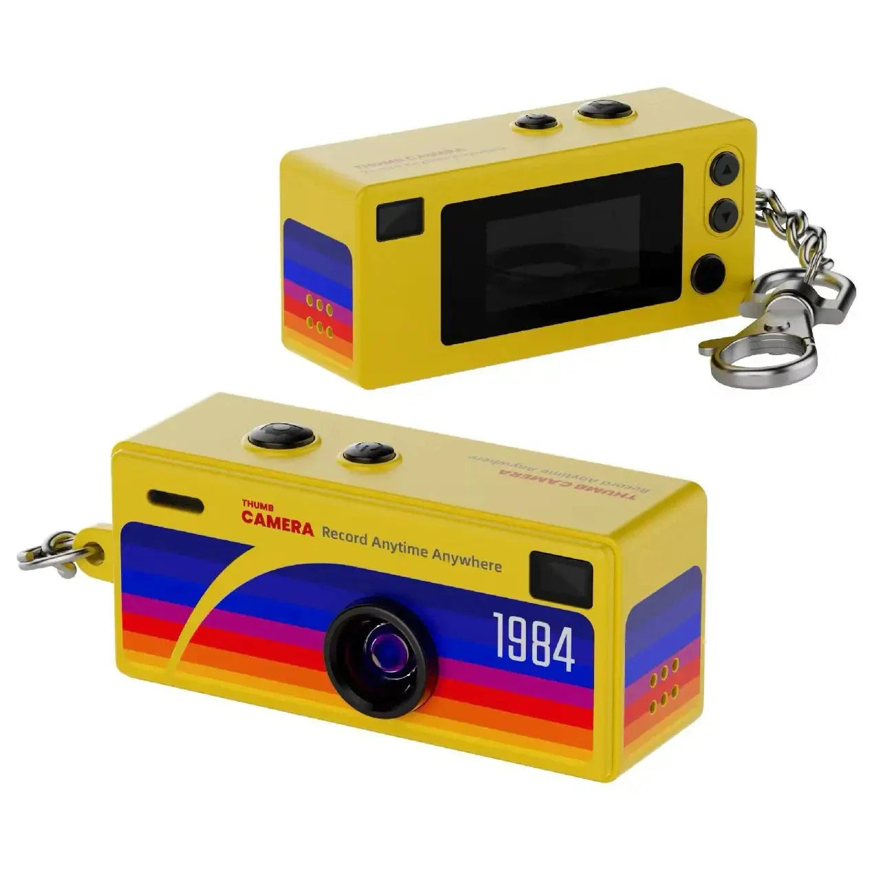 Magecam Digital Camera 0.96 Inch Keychain Camera Retro Support Memory Card 1080P